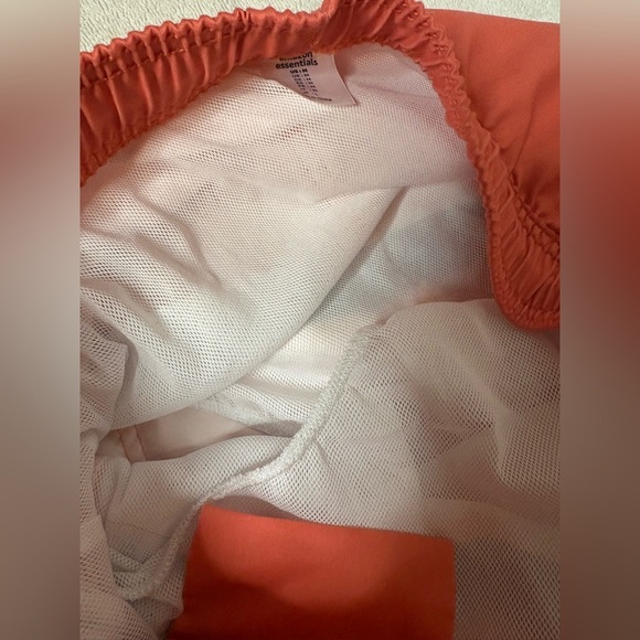 Amazon Essentials Men’s Quick Dry 7” Swim Trunks Peach/Blue Size Medium NWOT - Picture 4 of 4